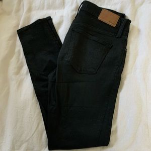 Madewell black skinny jeans
